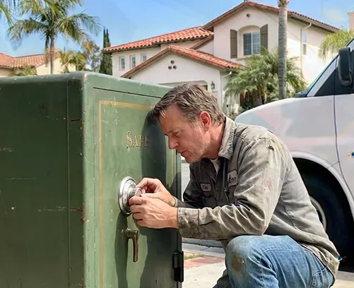 Safe opening on location