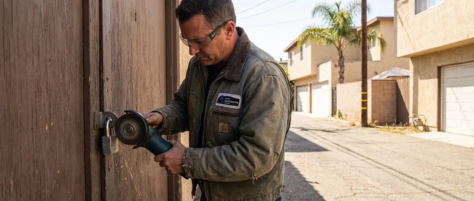Lock cutting and removal service in Fallbrook