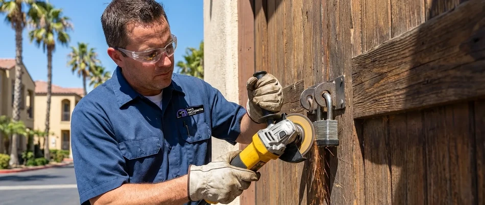 Lock cutting and removal service in Escondido