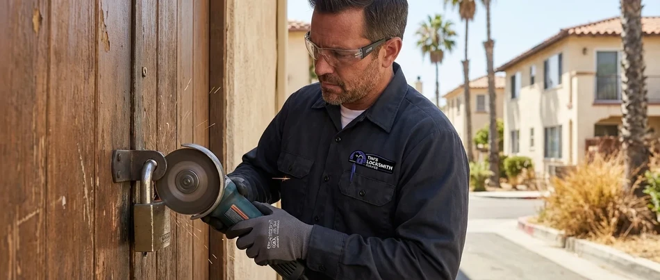 Lock cutting and removal service in Westlake Village