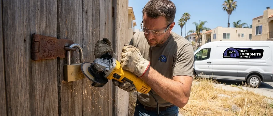 Lock cutting and removal service in Lemon Grove