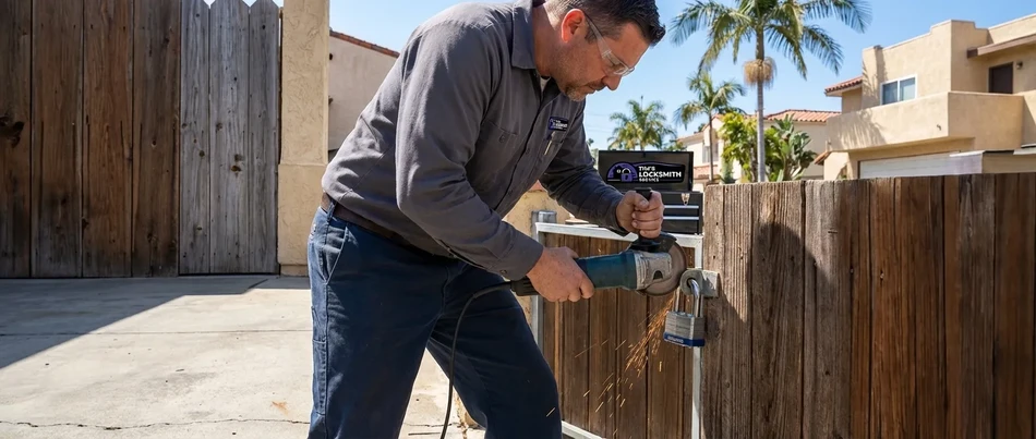 Lock cutting and removal service in Carlsbad