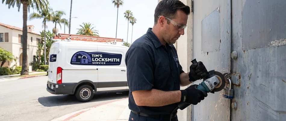 Lock cutting and removal service in Ramona