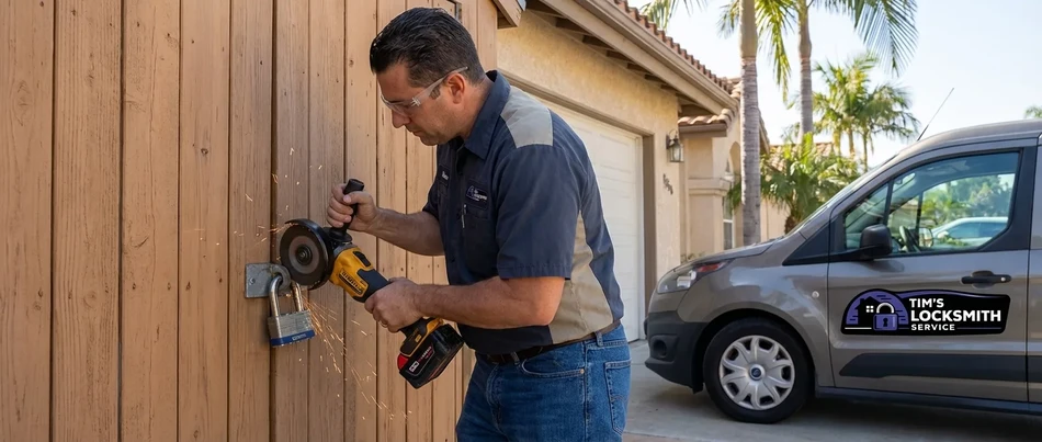 Lock cutting and removal service in Oceanside