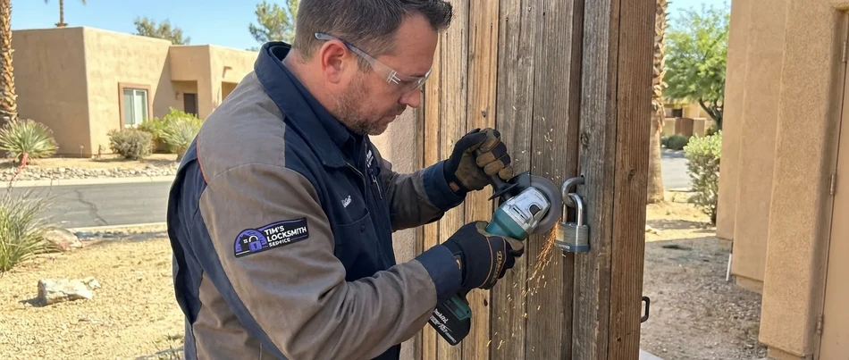 Lock cutting and removal service in Oak Park