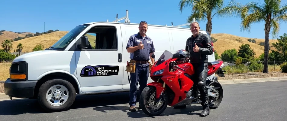Motorcycle locksmith service in Lemon Grove