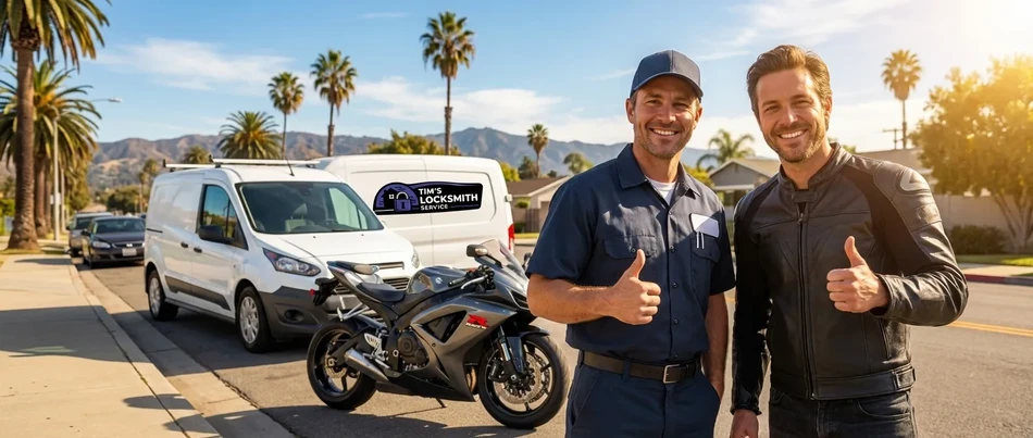 Motorcycle locksmith service in Oxnard
