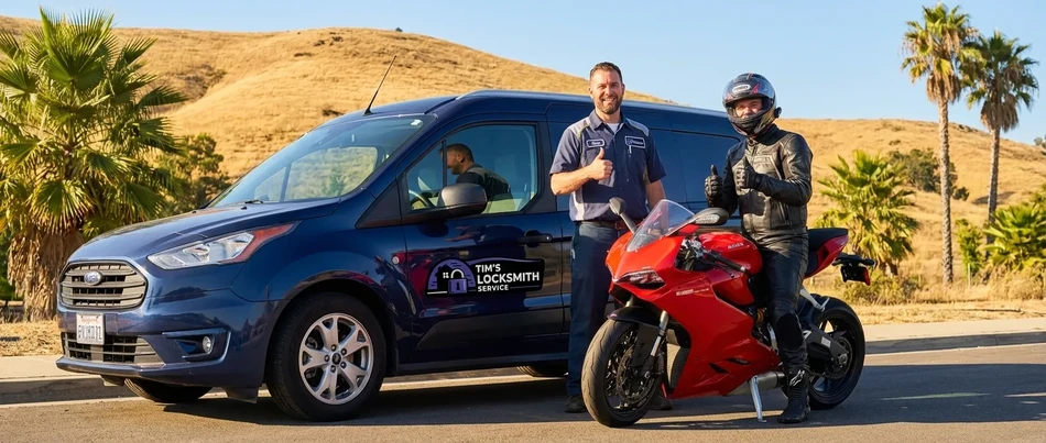 Motorcycle locksmith service in Santa Barbara