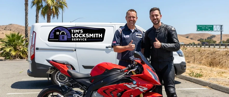 Motorcycle locksmith service in Ojai