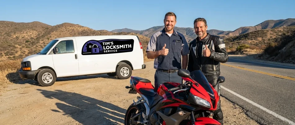 Motorcycle locksmith service in San Ysidro
