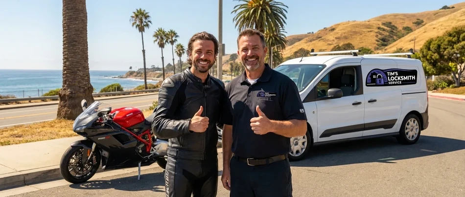 Motorcycle locksmith service in Otay Mesa