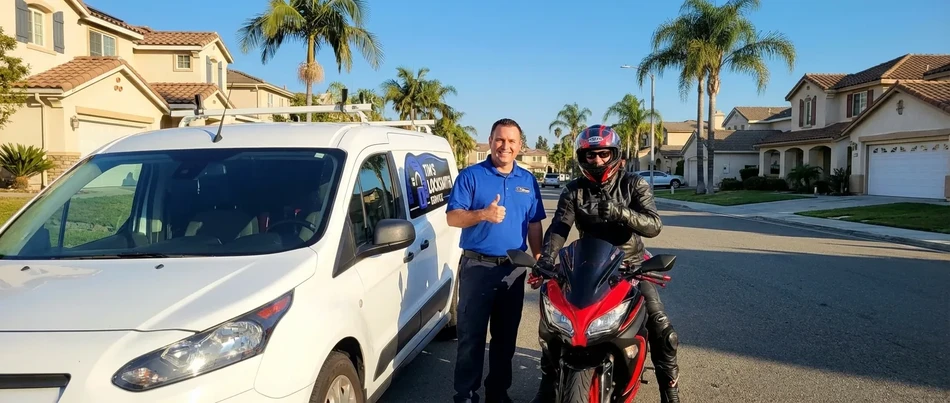 Motorcycle locksmith service in Oak Park