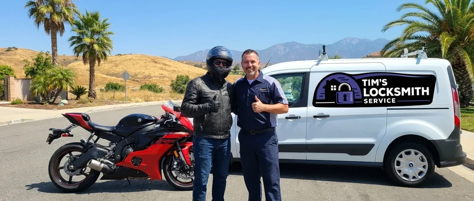 Motorcycle locksmith service in Carpinteria