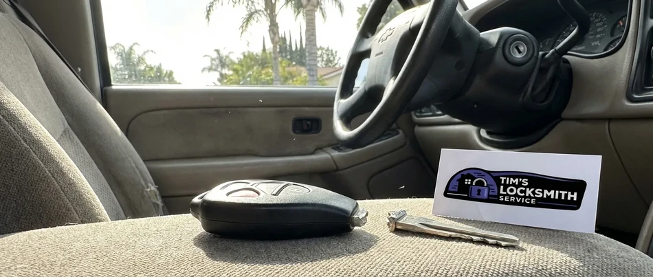 Car door lock broken key removal in Thousand Oaks