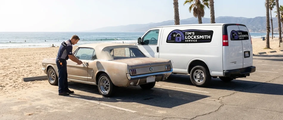Car door lock broken key removal in Thousand Oaks