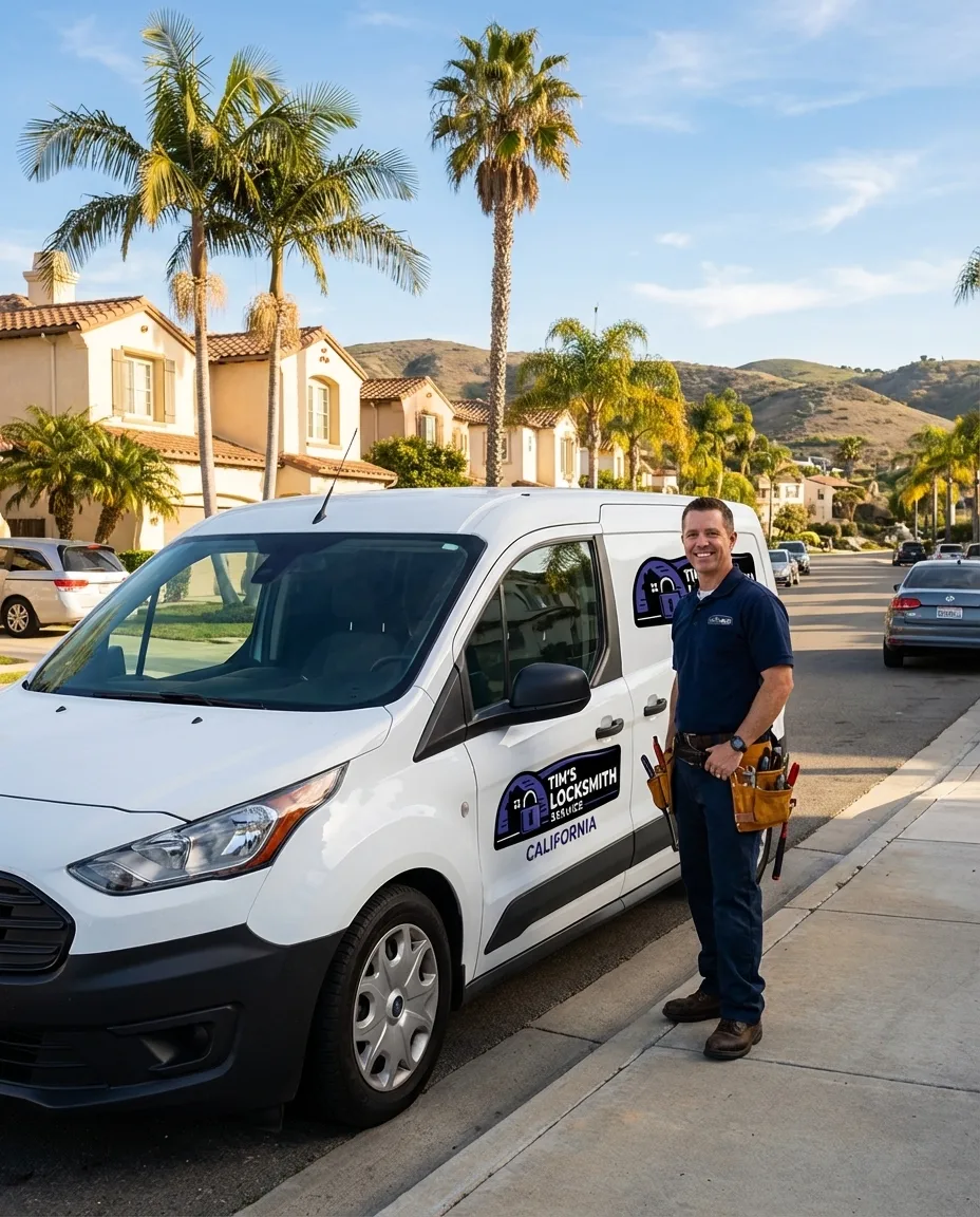 Mobile locksmith providing broken key extraction service