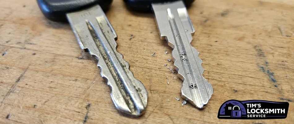 Laser-cut sidewinder key in Thousand Oaks