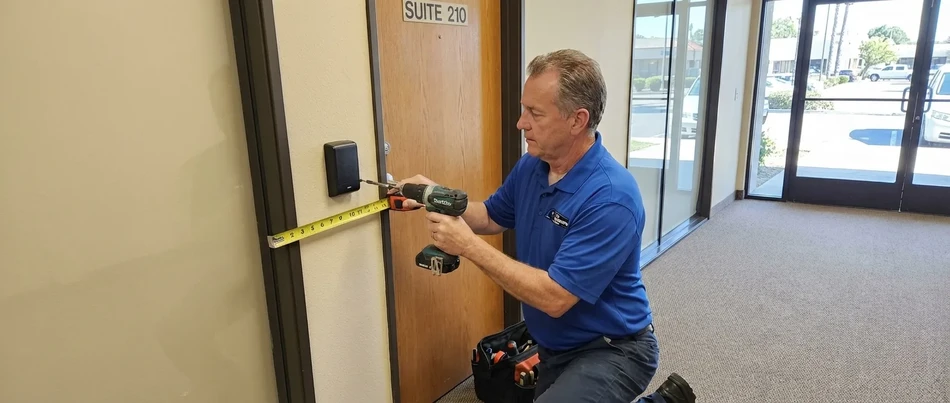 Multi-door networked access control at warehouse