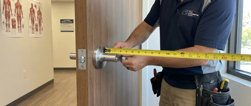 Commercial grade lock installation in Ventura County