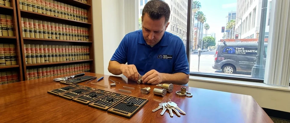 Lost key open file cabinet at law firm in Thousand Oaks