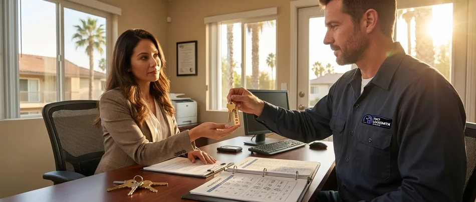 Lost master key full building rekey in Oxnard
