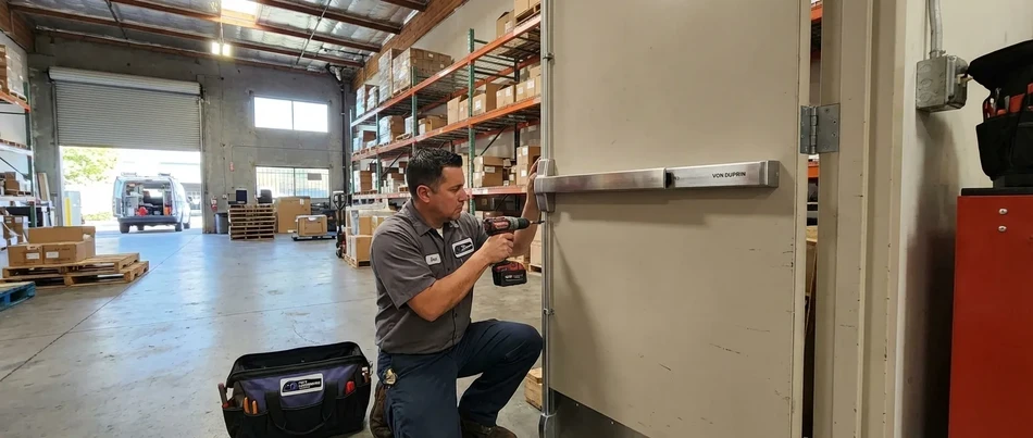 Delayed egress device at medical office in Thousand Oaks