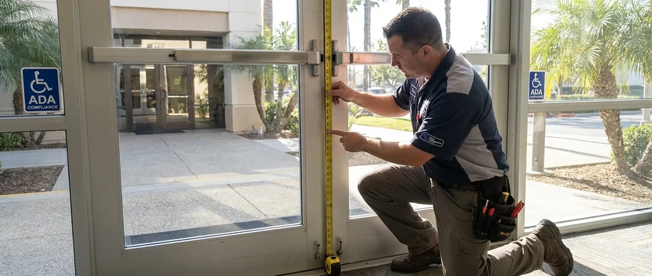 ADA compliance check exit device in Camarillo