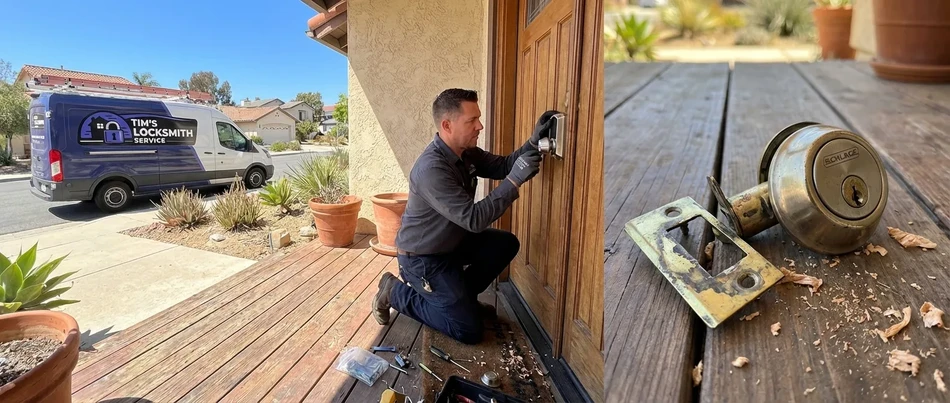 Post break-in rekey all exteriors in Simi Valley