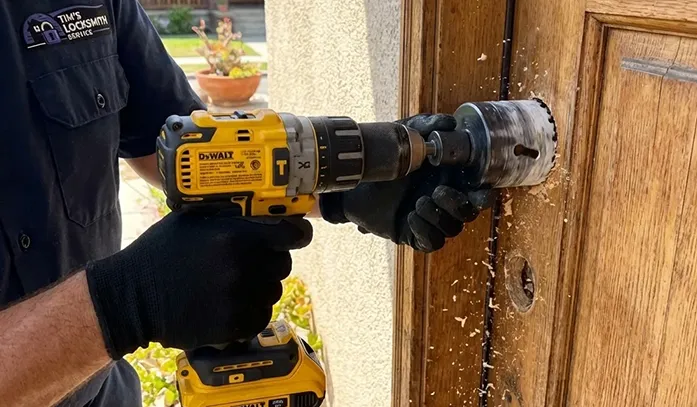 Mobile locksmith providing residential locksmith services service