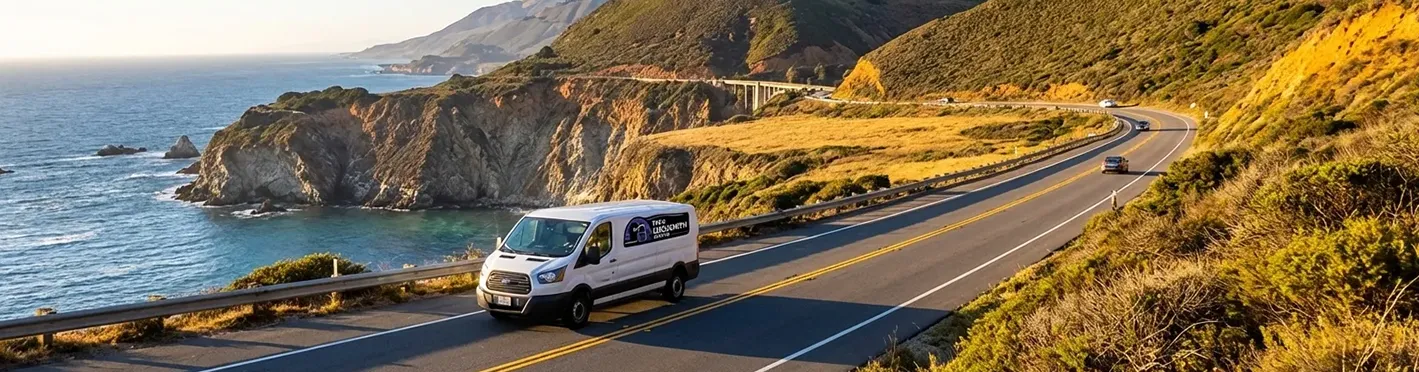 Automotive locksmith coverage map Ventura County