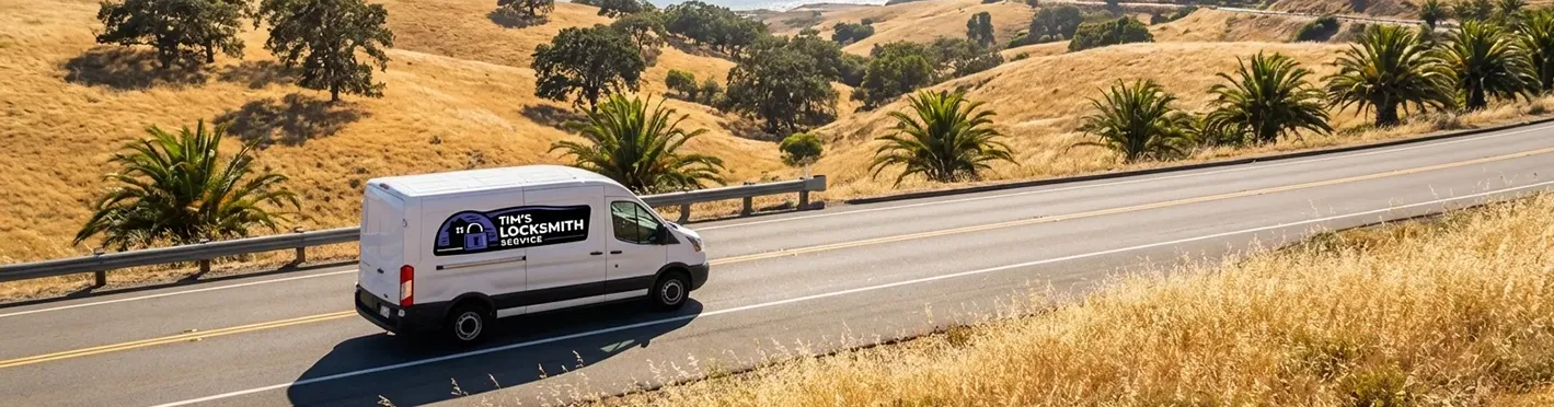 Commercial locksmith coverage map San Diego