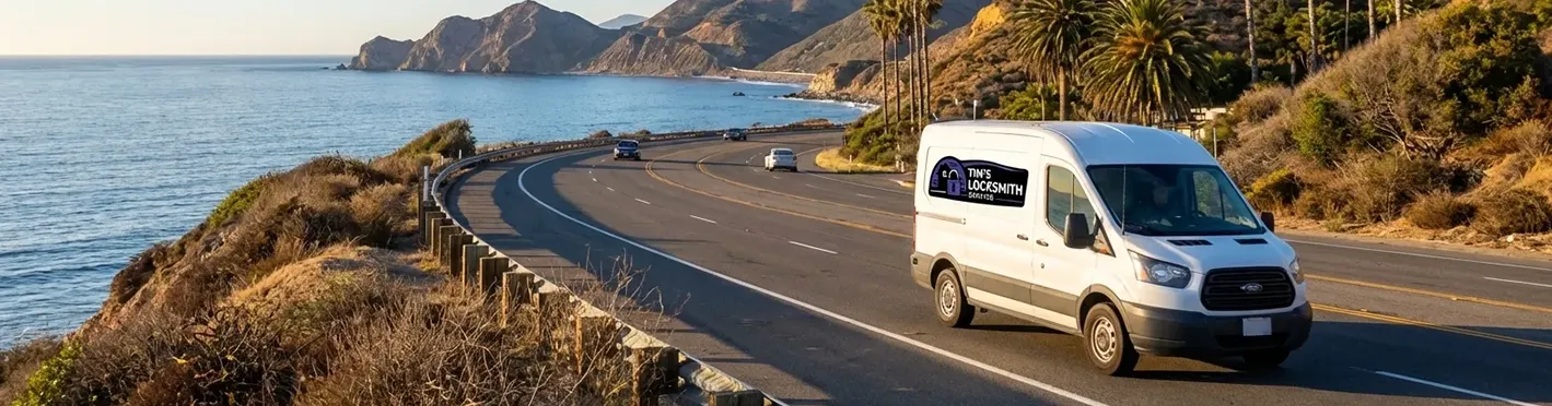 Emergency locksmith coverage map Ventura County