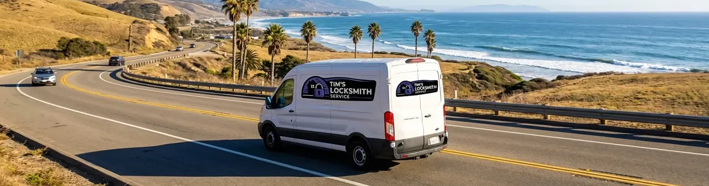 Residential locksmith coverage map Ventura County