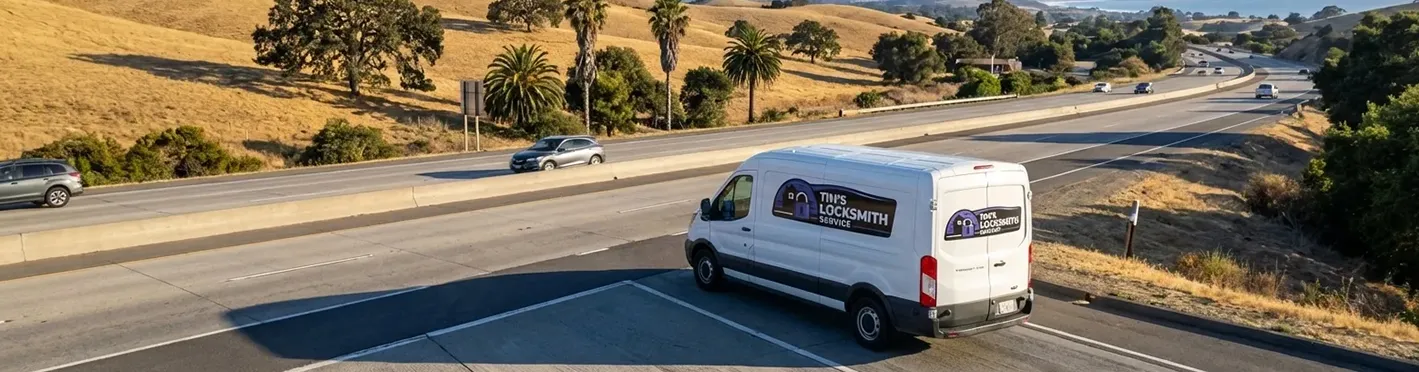 Safe locksmith coverage map San Diego