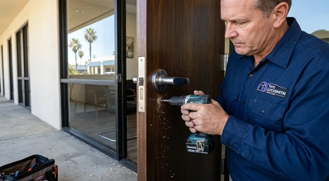 Commercial-Grade Lock Installation - Tim's Locksmith Service San Diego