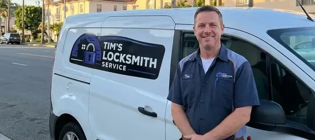 Tim's Locksmith Service mobile locksmith van in Ventura County