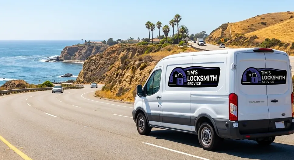 Mobile locksmith providing locksmith services service