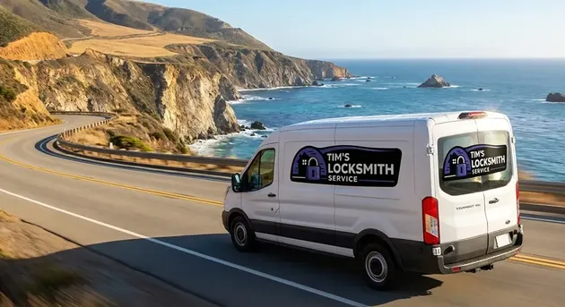 Mobile locksmith providing locksmith services service
