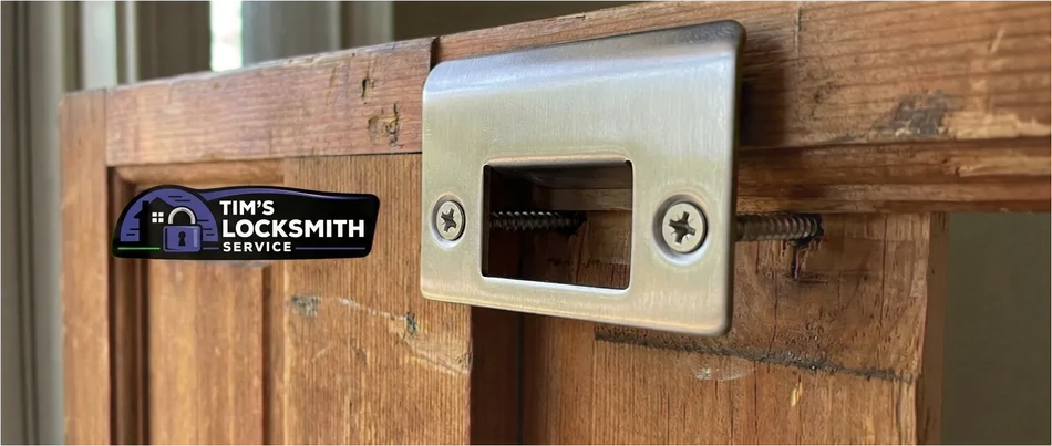 The "just screw it in" strike plate