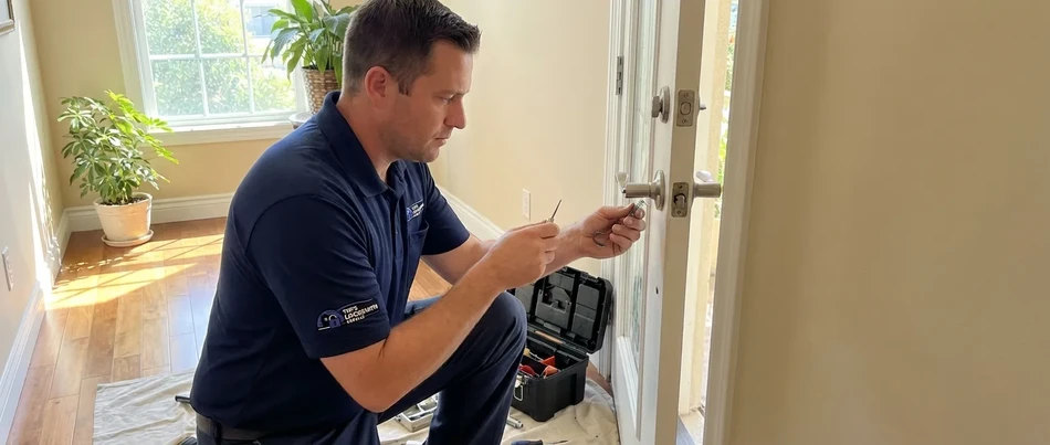 Mortise lock rebuild on Craftsman home in Ventura