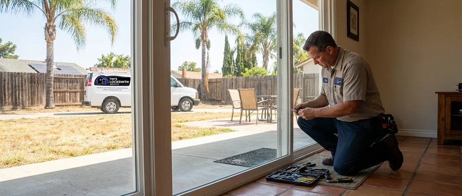 Strike plate realignment deadbolt fix in Moorpark