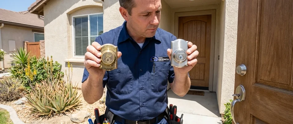 Strike plate upgrade with 3-inch screws in Ventura County