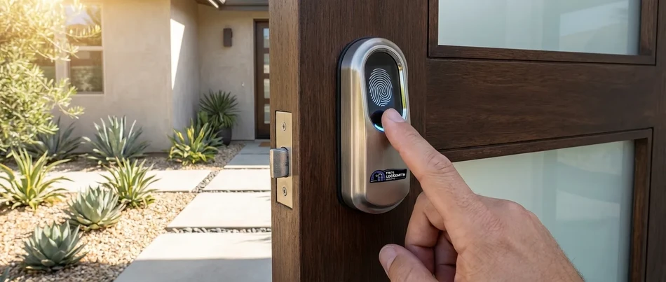 August WiFi retrofit smart lock install in Oxnard