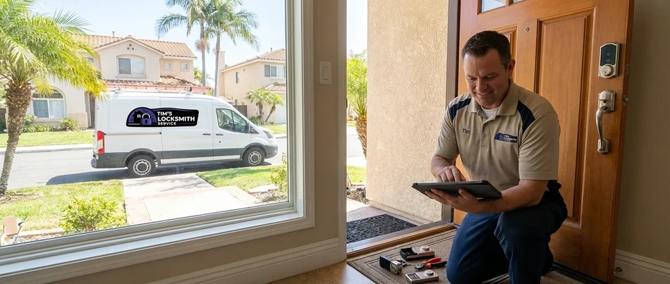 Schlage Encode Plus smart lock installation in Ventura County