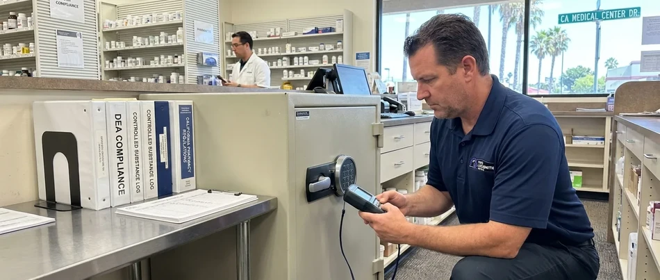 Mechanical dial change key procedure in Oxnard