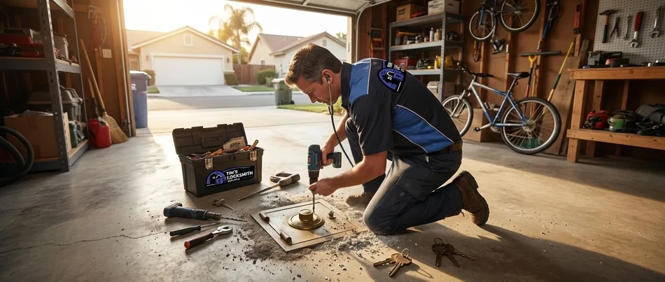 Electronic keypad battery jumpstart in Thousand Oaks