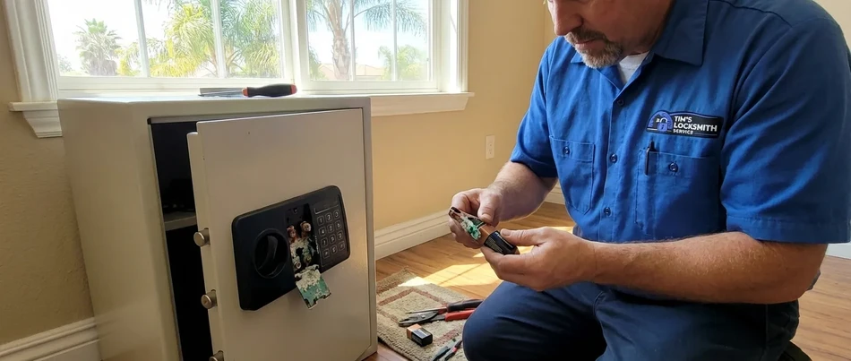 Inherited estate safe with no combination in Ventura