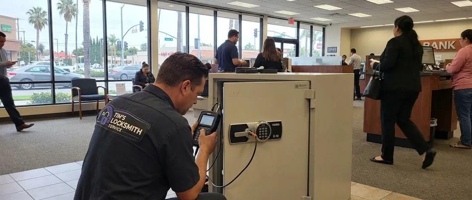 Vault door manipulation opening in Oxnard