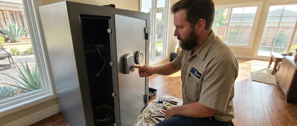 Borescope drill point vault open in Ventura