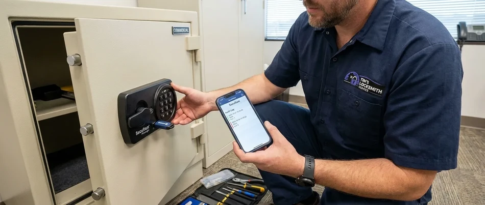 Mechanical time lock movement service in Camarillo